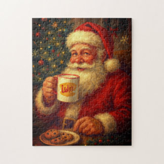 Quebra-cabeça de Natal do Papai Noel Antigo