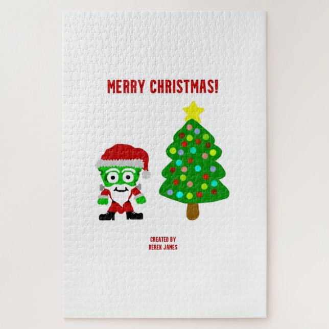Quebra-cabeça de Natal FrankenQueijo 50,8 cm x 76, (Vertical)