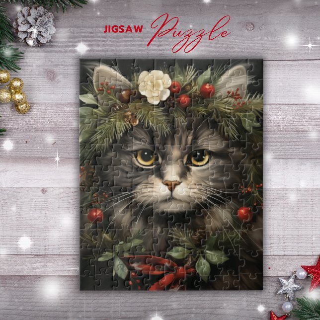 Quebra-cabeça de Natal para amantes de Cat (Christmas Puzzle for Cat Lovers)