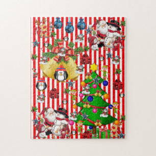 Quebra-cabeça de Natal Pinguim