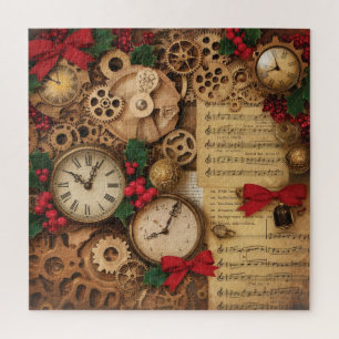 Quebra-cabeça de Natal Steampunk