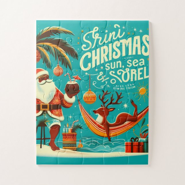 Quebra-cabeça de Natal Trini (Vertical)