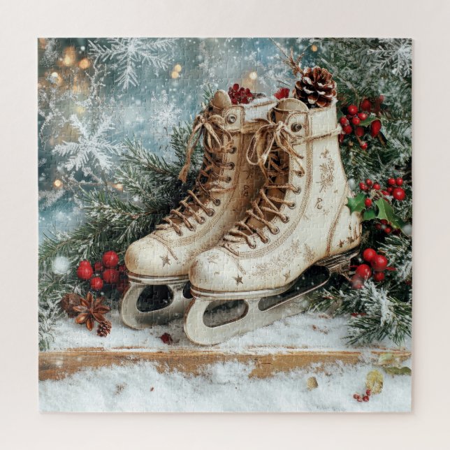 Quebra-cabeça de Natal Vintage (Vertical)