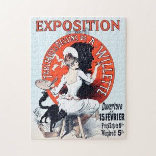 Quebra-cabeça de Nouveau da arte da exposição d