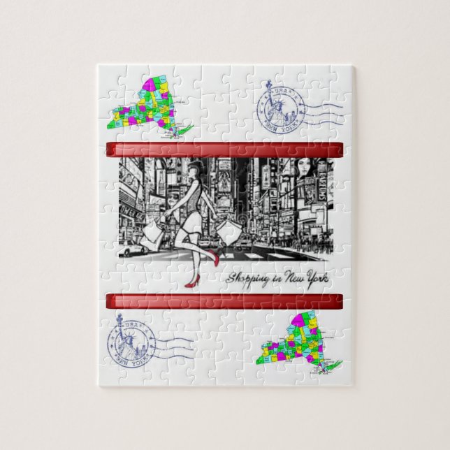 Quebra-cabeça de Nova Iorque (Vertical)