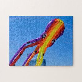 Quebra-cabeça de Octopus Kite Jigsen Colorida