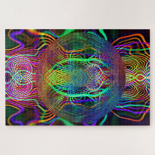 quebra-cabeça de onda de bola (Horizontal)