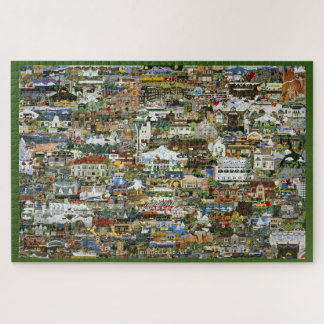 Quebra-cabeça de Oregon e Washington Collage