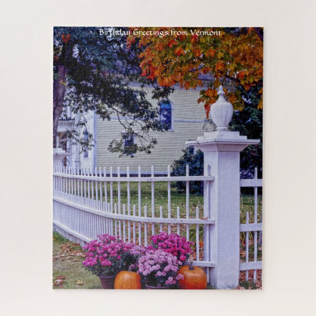 Quebra-cabeça de Outono em Vermont (Vertical)