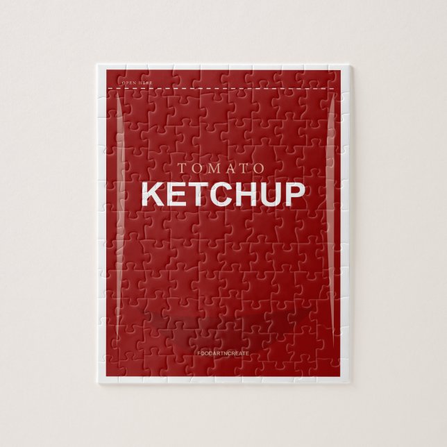 quebra-cabeça de Pacote Ketchup de 8"x10" (Vertical)