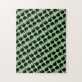 Quebra-cabeça de Padrão de Urso Negro Difícil