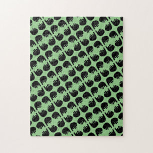 Quebra-cabeça de Padrão de Urso Negro Difícil