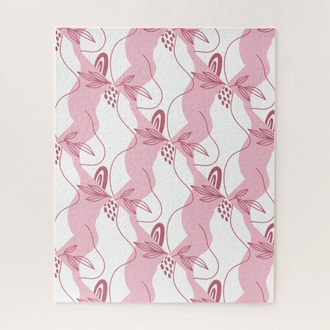 Quebra-cabeça de padrão minimalista (Vertical)