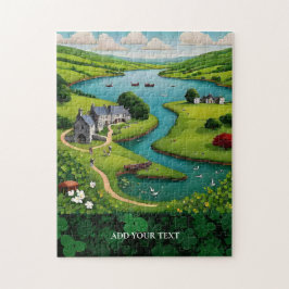 Quebra-cabeça de Paisagem Personalizada de Termos 