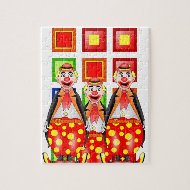 Quebra-cabeça de Palhaço (Vertical)
