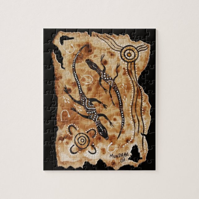 Quebra-cabeça de Paper Goanna (Vertical)