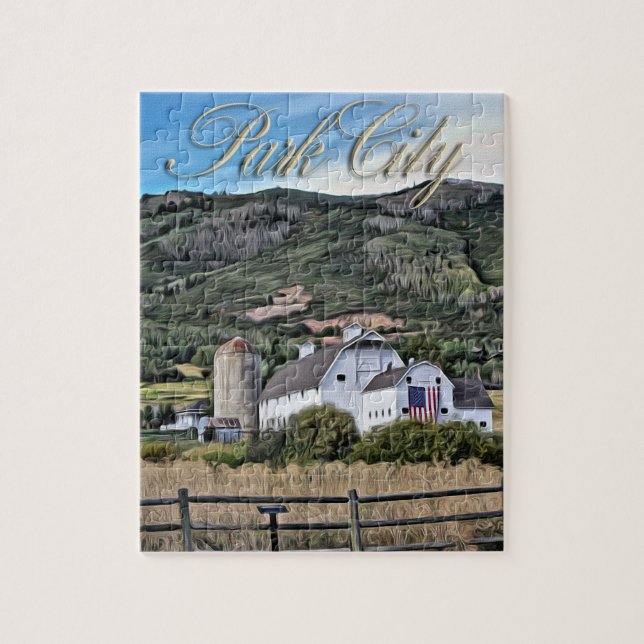 Quebra-cabeça de Park City Barn (Vertical)