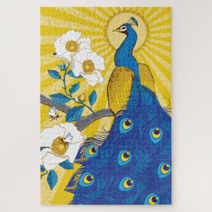 quebra-cabeça de pavão Bonito 20x30 para Pessoas