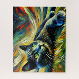 Quebra-cabeça de Peça de cinza Kitten 500