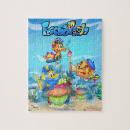 Quebra-cabeça de peixe de animação fofo FriendFish