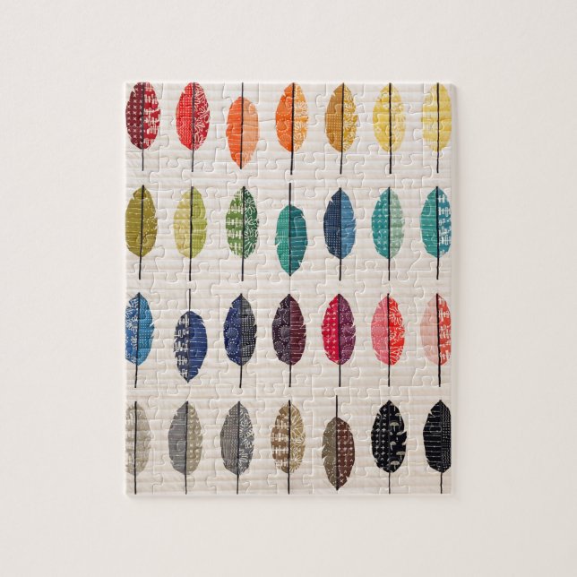 Quebra-cabeça de pena suspensa (Vertical)