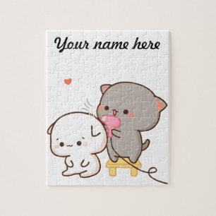 Quebra-cabeça de pêssego de fazer