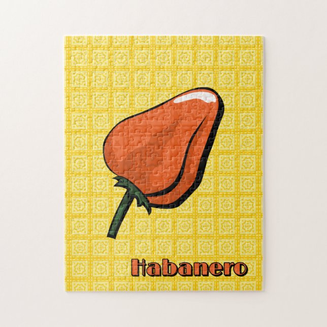 Quebra-cabeça de Pimenta Habanero (Vertical)