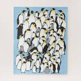 quebra-cabeça de pinguim 16x20 para Pessoas cegas
