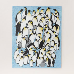 quebra-cabeça de pinguim 16x20 para Pessoas cegas