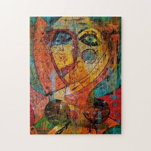 quebra-cabeça de "Ponderar Os Ombros" (Vertical)