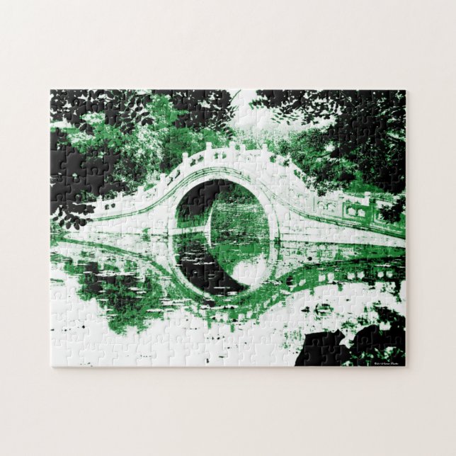 Quebra-cabeça de ponte histórica (Horizontal)