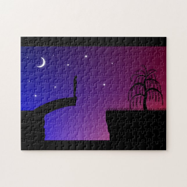 Quebra-cabeça de ponte quebrada (Horizontal)