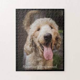 Quebra-cabeça de Poodle Padrão do Cão de Emergênci