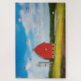 Quebra-cabeça de porcos voadores