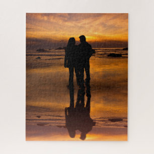 Quebra-cabeça de praia romântica difícil