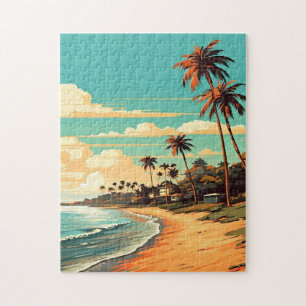 Quebra-cabeça de Praia Tropical