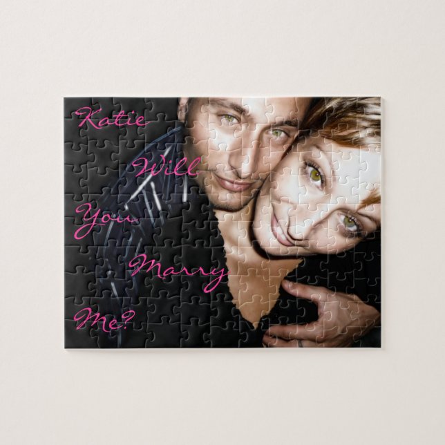 Quebra-cabeça de proposta personalizada (Horizontal)