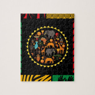 Quebra-cabeça de quebra-cabeça africano