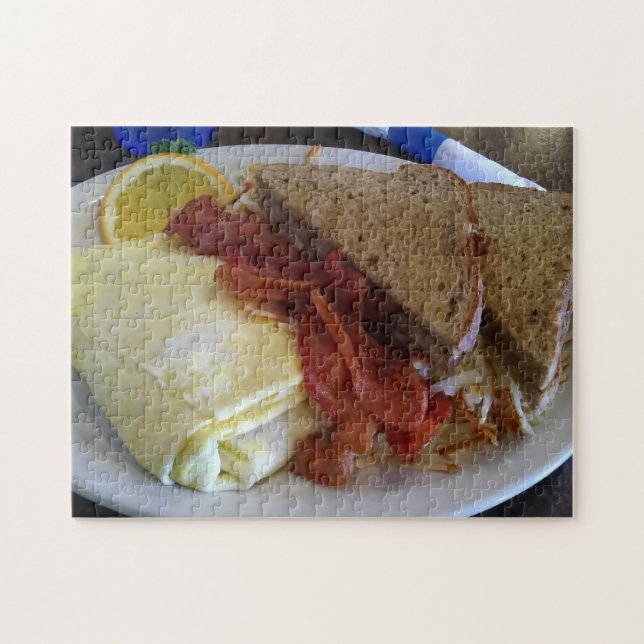 Quebra-cabeça de quebra-cabeça com padrão criativo (Horizontal)