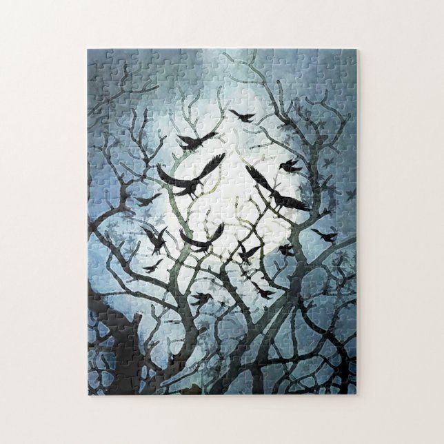 Quebra-cabeça de Raven Moon (Vertical)