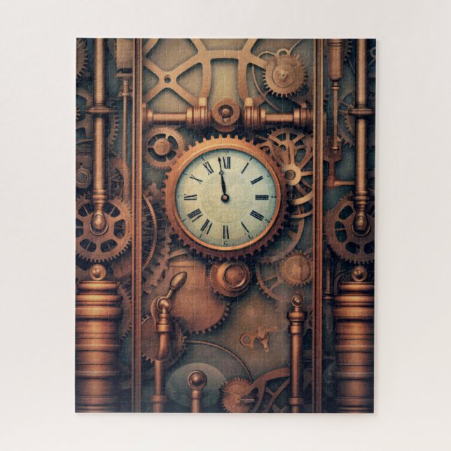 Quebra-cabeça de Relógio Steampunk (Vertical)