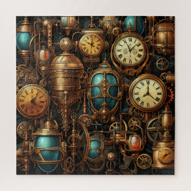 Quebra-cabeça de Relógios Steampunk (Vertical)