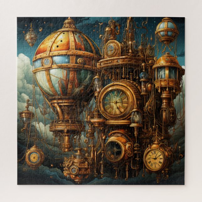 Quebra-cabeça de Relógios Steampunk (Vertical)