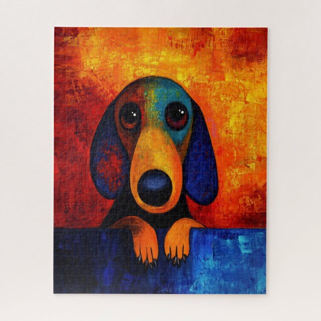 Quebra-cabeça de Retrato de Cão (Vertical)