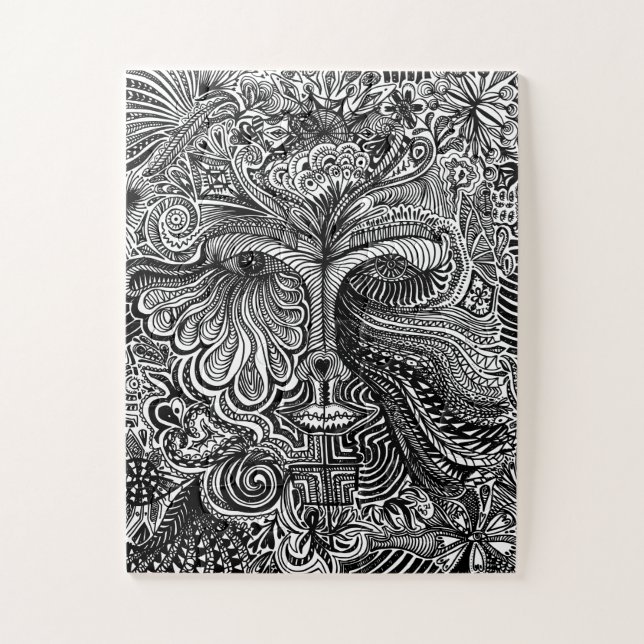 Quebra-cabeça de retrato de triquete (Vertical)