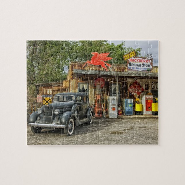 QUEBRA-CABEÇA DE RETRO JIGSAW DE ARMAZENAMENTO GER (Horizontal)
