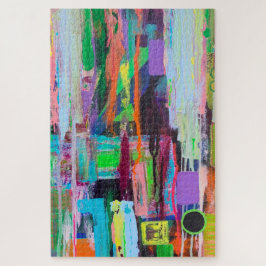 Quebra-cabeça de risco roxo 20 x 30