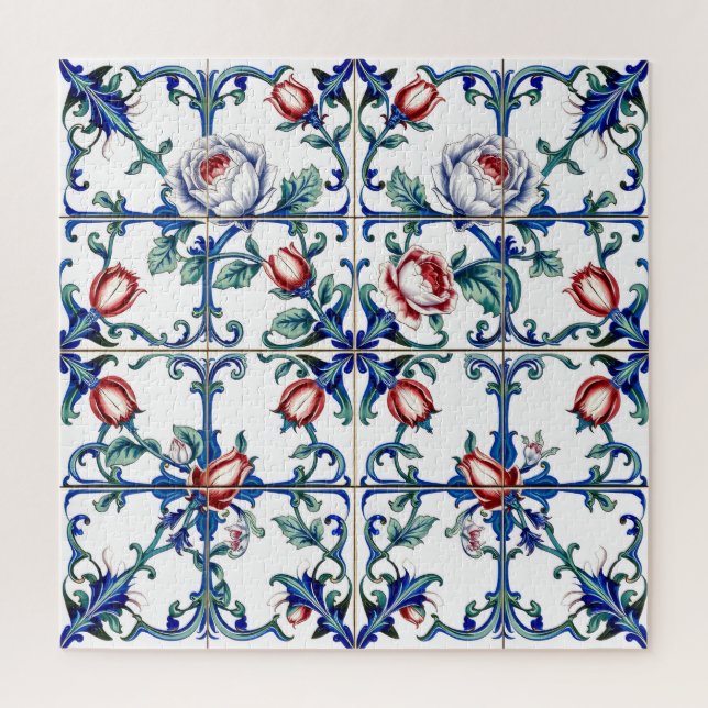 quebra-cabeça de rosas da primavera (Vertical)