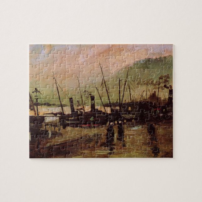Quebra-cabeça De Ruijterkade em Amsterdã por Vincent van Gogh (Horizontal)