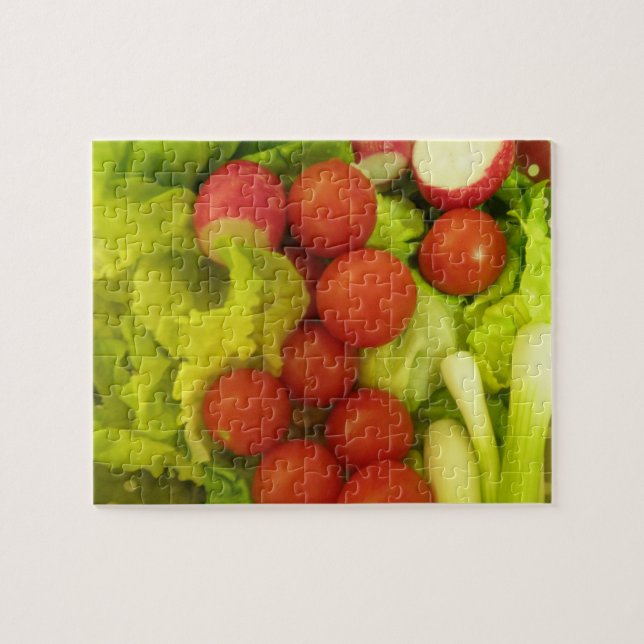 Quebra-cabeça de Saladas Vegetais (Horizontal)
